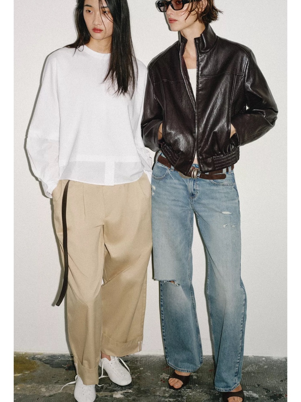 ✨SALE✨ ZARA FAUX LEATHER CROPPED BOMBER JACKET ✨SALE✨ - Picture 4 of 13